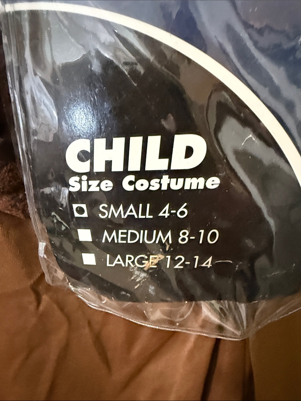 Spirit Brown Desert Dweller Kids Costume with Hooded Sash - Picture 4 of 4